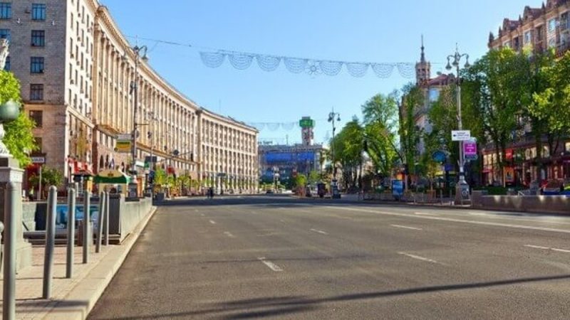 В Киеве на время проведения праздничных мероприятий 23-24 августа перекроют движение на центральных улицах