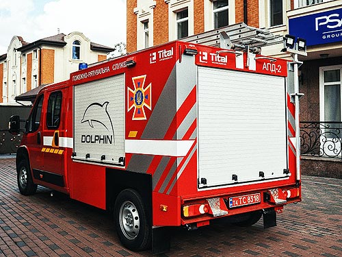 В Украине выпустили уникальный пожарный автомобиль на шасси PEUGEOT Boxer - PEUGEOT