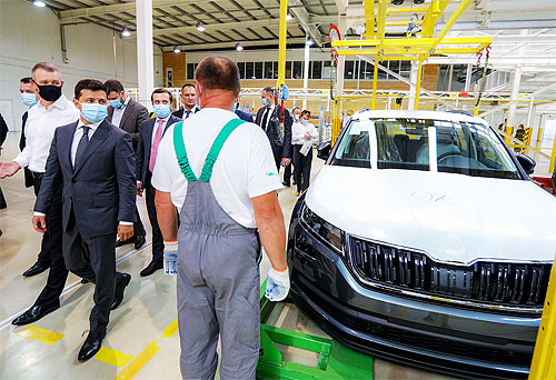 Президент Зеленский посетил «Еврокар». Что он заявил - Еврокар