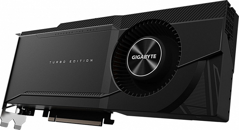 У Gigabyte готова видеокарта GeForce RTX 3090 с «турбиной»
