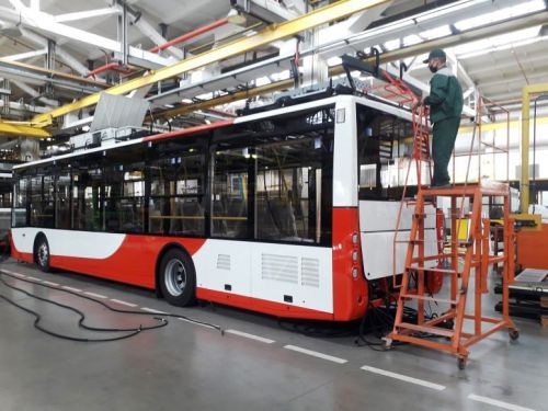 Для Луцка уже выпустили первые два троллейбуса Богдан Т70117 - Богдан