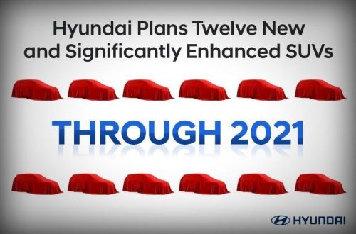 Hyundai за 15 месяцев грозится представить 12 новых и обновленных кроссоверов