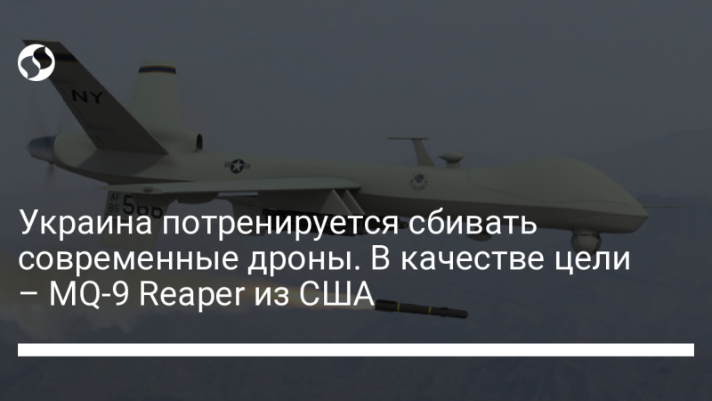 Украина потренируется сбивать современные дроны. В качестве цели – MQ-9 Reaper из США