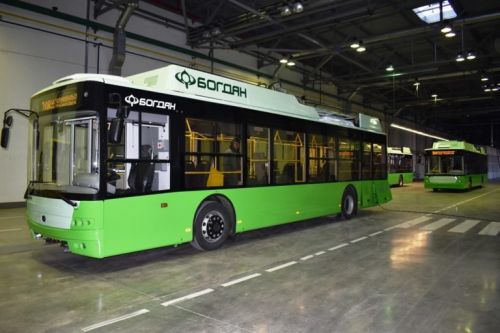 В Харьков поставили очередную партию троллейбусов Богдан Т70117