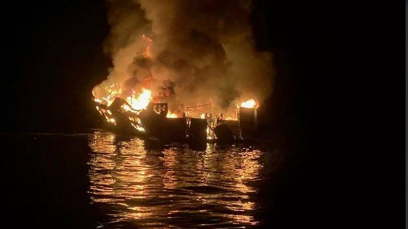 В Черном море у Рыбаковки горел сухогруз, без пострадавших