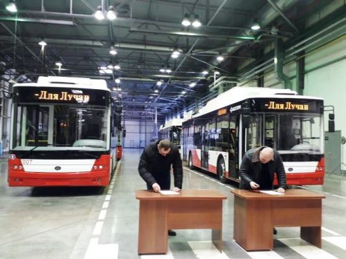 Луцк получил уже 10 новых троллейбусов Богдан Т70117 - Богдан