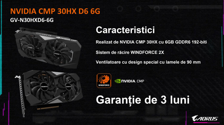 Аналог GeForce GTX 1660 Ti, но с ценой 720 долларов, трехмесячной гарантией и без видеовыходов. Видеокарта для майнеров Nvidia CMP 30HX появилась в продаже в Европе