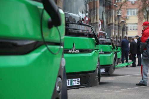 МАЗ поставил первые 10 электробусов для городов Белоруссии