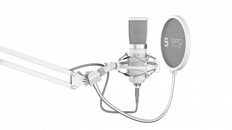 Микрофон SPC Gear SM950 Onyx White адресован стримерам