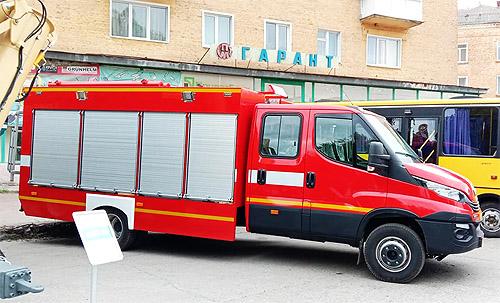 На базе IVECO Daily в Украине выпустили пожарный автомобиль