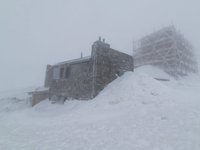 На горе Поп Иван Черногорский тихо, снежно, небольшой мороз