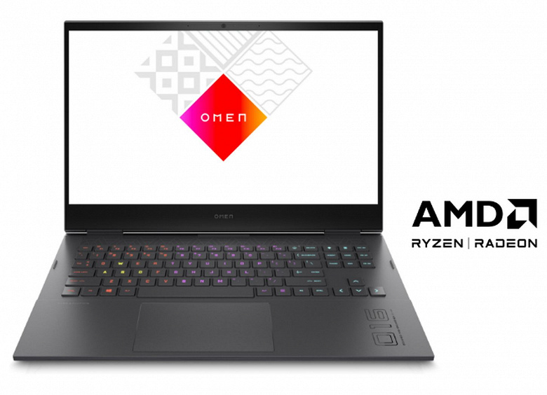 HP Omen 16 2021 – первый в мире ноутбук с дискретной графикой AMD Radeon RX 6000M