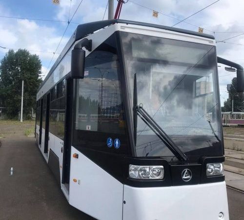 Киевпасстранс проводит испытания первого черниговского трамвая Т3-Эталон