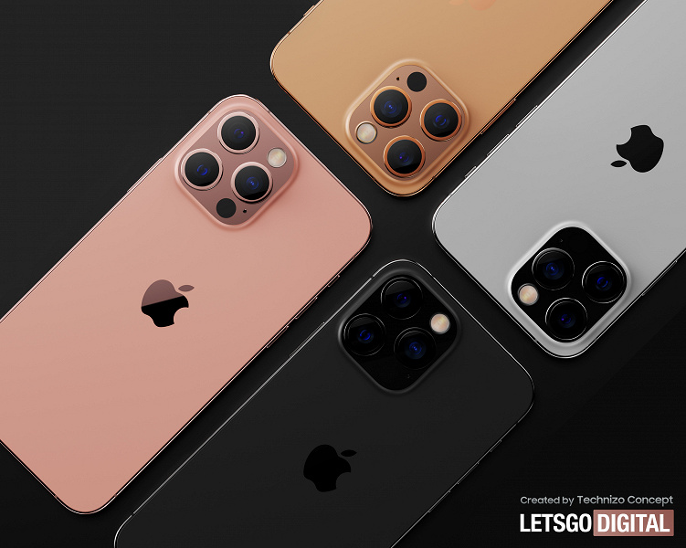 iPhone 13 Pro впервые показали в новых цветах Sunset Gold и Rose Gold