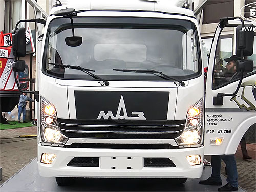 МАЗ заходит в новый сегмент и представил малотоннажный грузовик - МАЗ