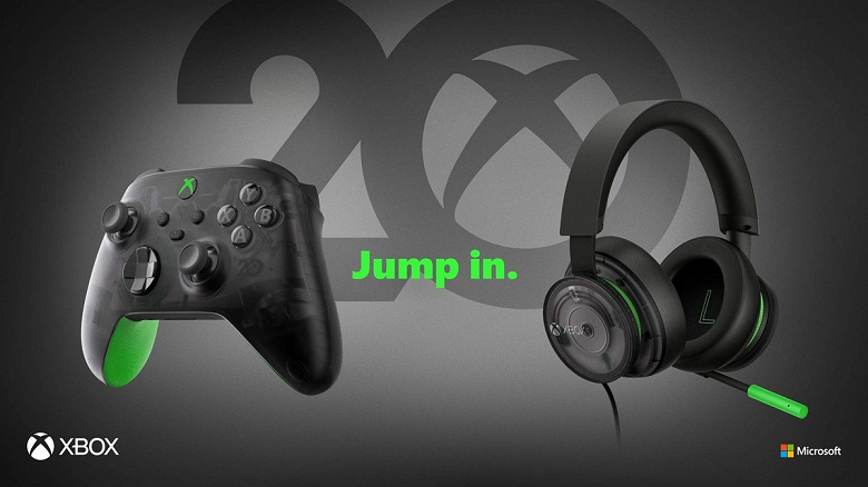 Microsoft отмечает 20-летие Xbox выпуском прозрачных аксессуаров