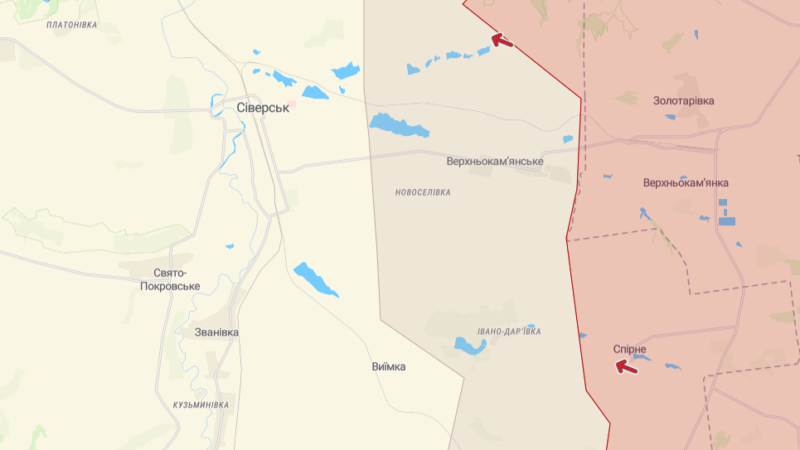 Россияне наступают в районе Донецка и Северска, ВСУ отбили атаку на юге — карта