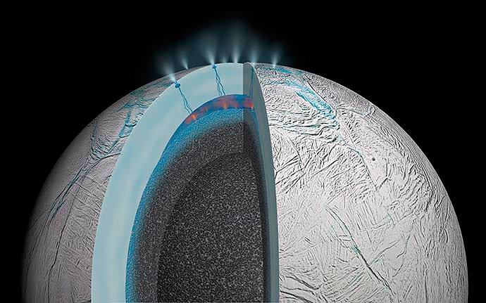 Подледный океан спутника Сатурна богат фосфором — есть шанс, что там могут быть найдены живые организмы