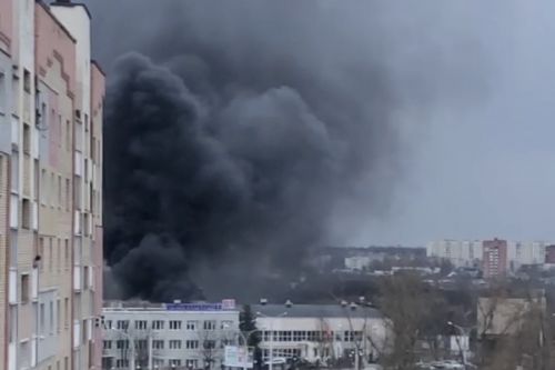 В Мінську велика пожежа в районі МАЗу