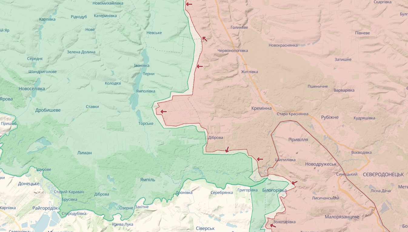 Генштаб: Россияне штурмуют Бахмут и Марьинку, активизировались под Угледаром – карта