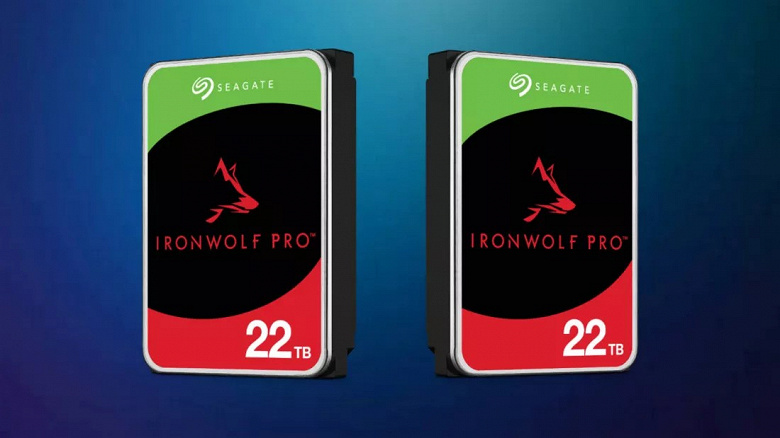 Seagate представила жёсткий диск IronWolf Pro 22TB за 600 долларов