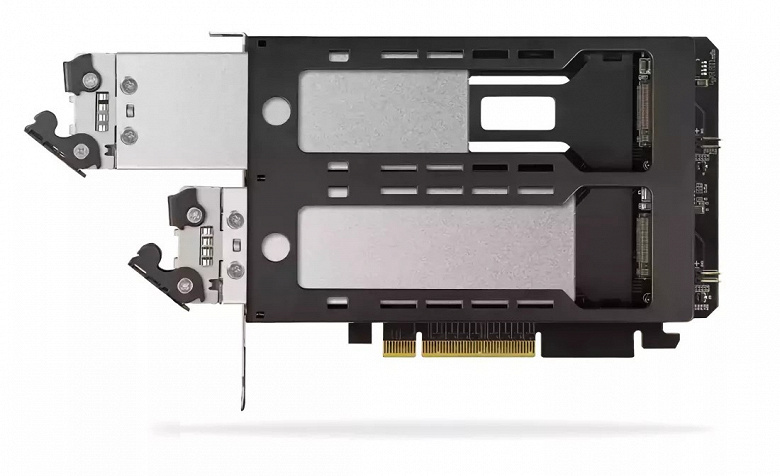 Установить SSD в компьютер, даже не снимая его крышку. Представлена плата расширения Icy Dock ToughArmor MB842MP-B