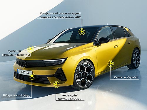 5 причин придбати новий Opel Astra першим в Україні - Opel