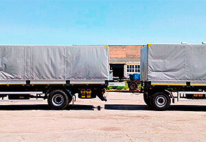 В Україні виготовили бортовий автопоїзд на базі FORD Trucks