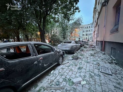 Наслідкі ракетної атаки на Львів