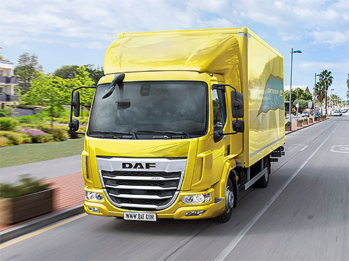 DAF представляє нове покоління легких міських вантажівок DAF XB замість LF - DAF