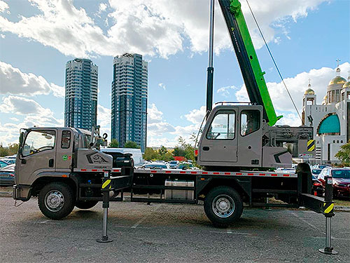 В Україну поставили 16-тонний автокран Zoomlion з висотою підйому до 37 м - Zoomlion
