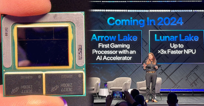 Intel идёт по пути Apple. Компания показала процессор Lunar Lake с собственной оперативной памятью на подложке