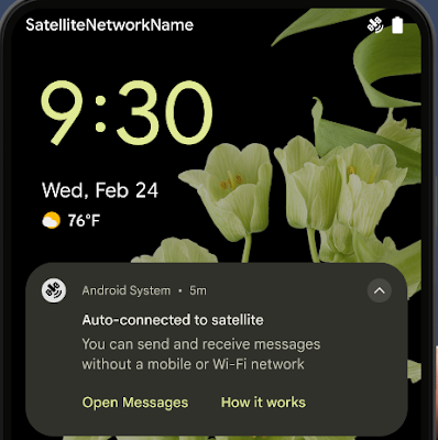В Android 15 появится поддержка спутниковой связи. Обмен SMS и MMS через спутник реализован в Android 15 Developer Preview 2