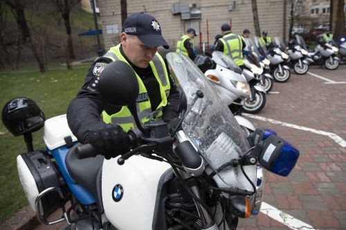 Київським поліцейським передали мотоцикли BMW для патрулювання - BMW