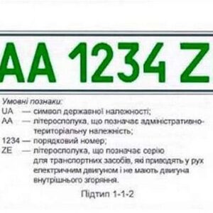 В Україні вже видали понад 106 тис. «зелених» номерних знаків для автомобілів