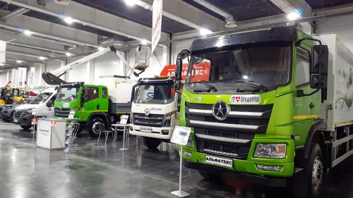 АЛЬФАТЕКС представив на виставці в Києві відразу 5 цікавих вантажівок - АЛЬФАТЕКС