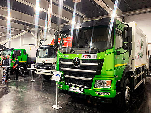 АЛЬФАТЕКС представив на виставці в Києві відразу 5 цікавих вантажівок