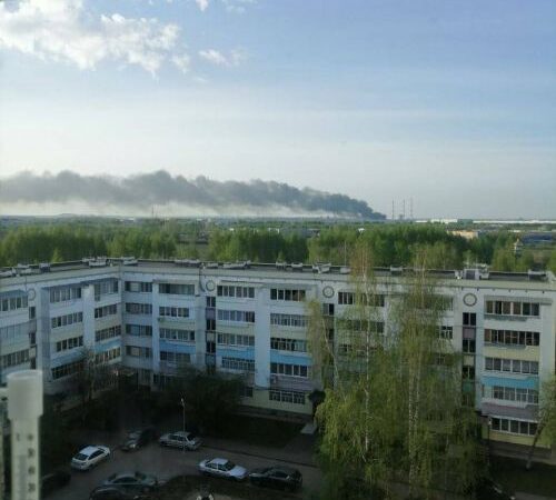 На заводі КАМАЗ сталася масштабна пожежа