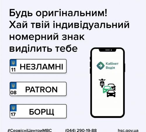 Які типи номерних знаків існують в Україні та як їх вибрати?