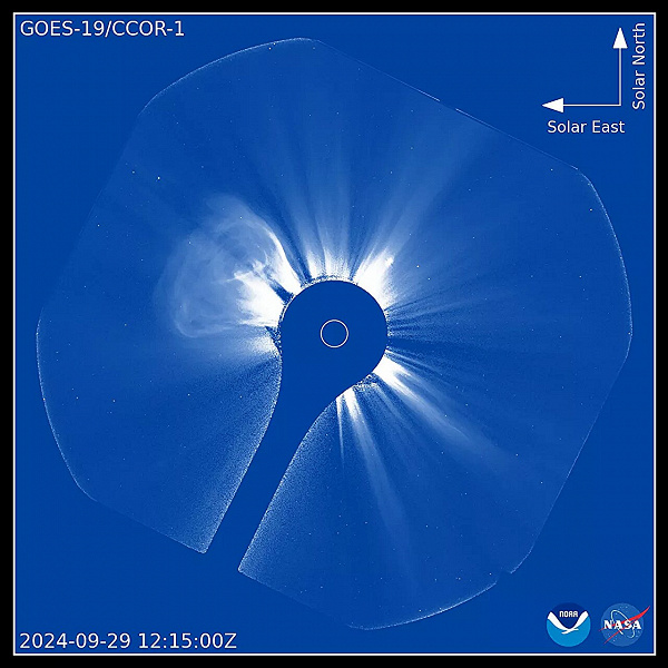 NOAA представило результаты работы первого действующего космического коронографа